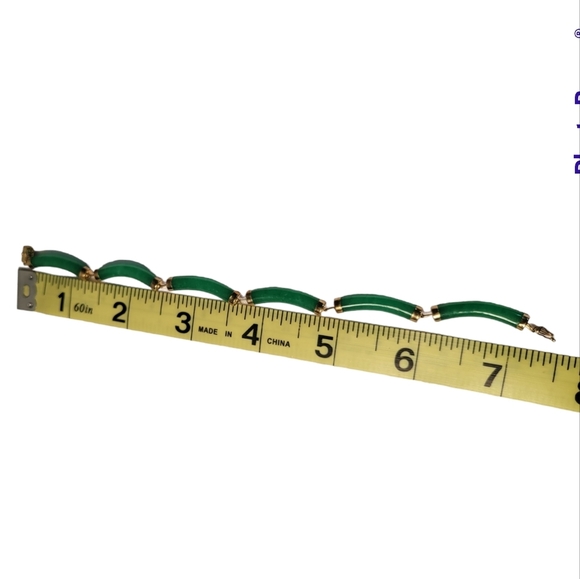 Fu Fuku Fortune Jade braclet - Picture 4 of 5